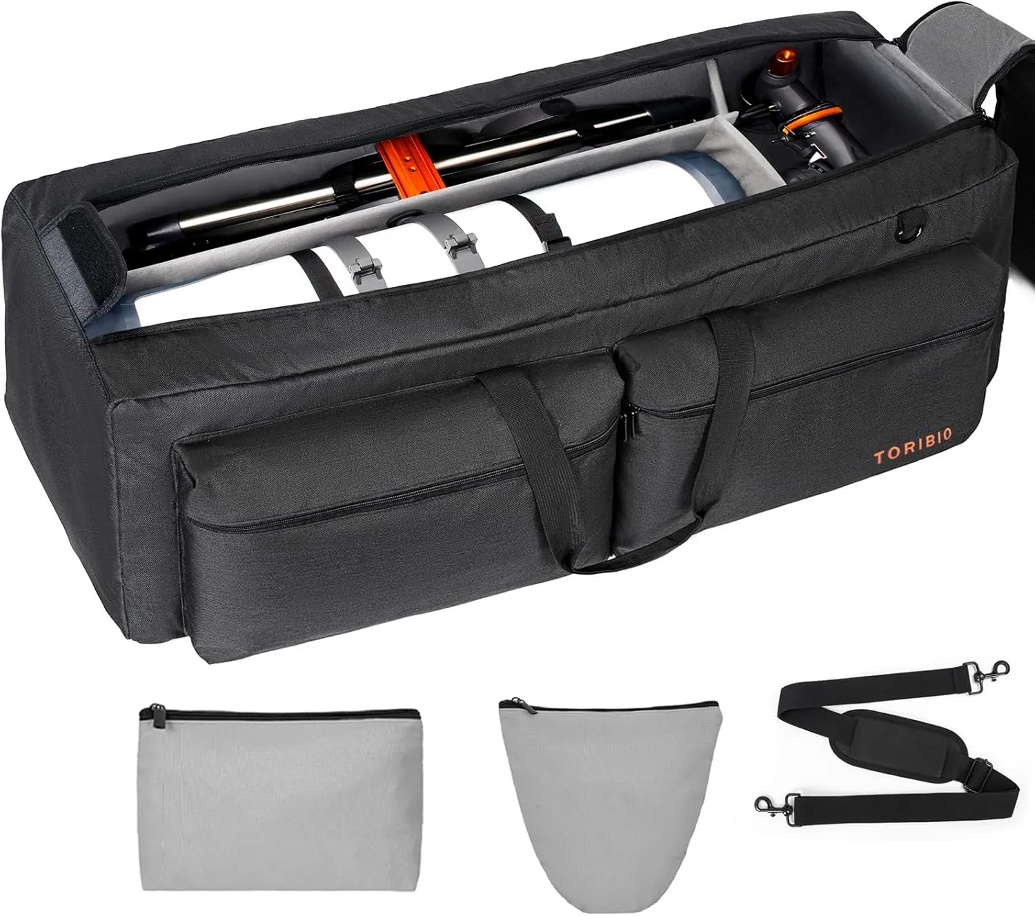 35" Telescope Bag, Large Telescope Travel Bag for for Telescope Tube & Tripod,Soft Pad Telescope Carrying Case Compatible with Gskyer ToyerBee Celestron Telescope,Storage for Telescope Accessories