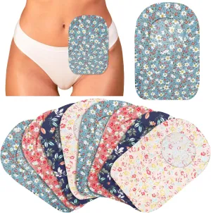 8 Pieces Ostomy Bag Cover Washable Pouch Liner for Women Men Lightweight Pouch Protective Bags with Round Opening Care Protector Shower Wraps Cover Odor Reducing