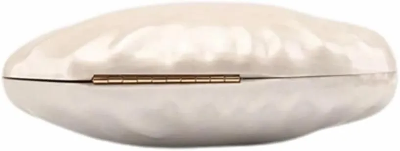 Acrylic Clutch Purse for Women Egg Shape Acrylic Handbags Cute Wedding Party Shoulder Crossbody Bag
