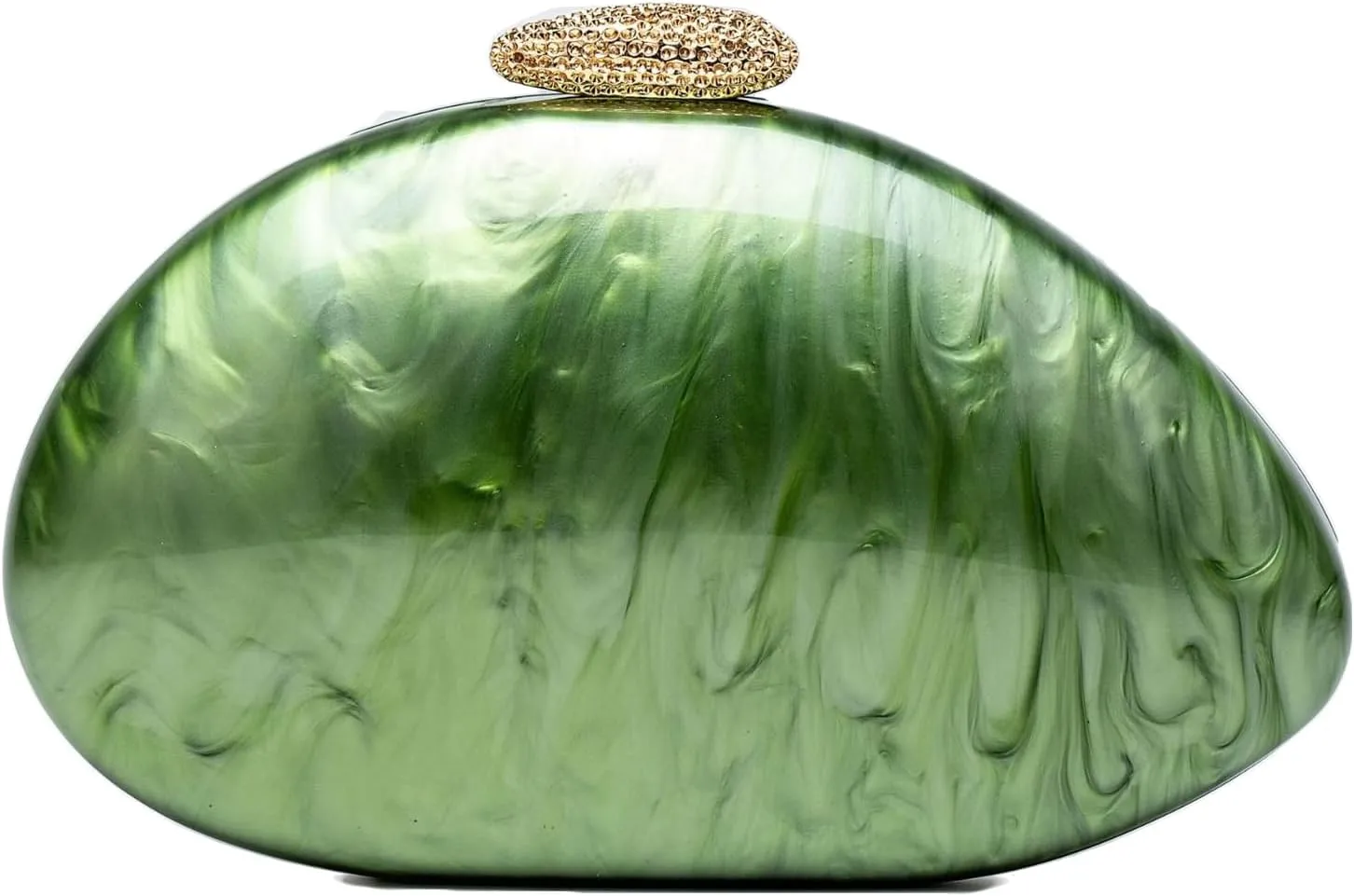 Acrylic Pearl Clutch Purses Women Shell-shaped Evening Handbag Evening Clutch Bag with Chain for Prom Wedding Party