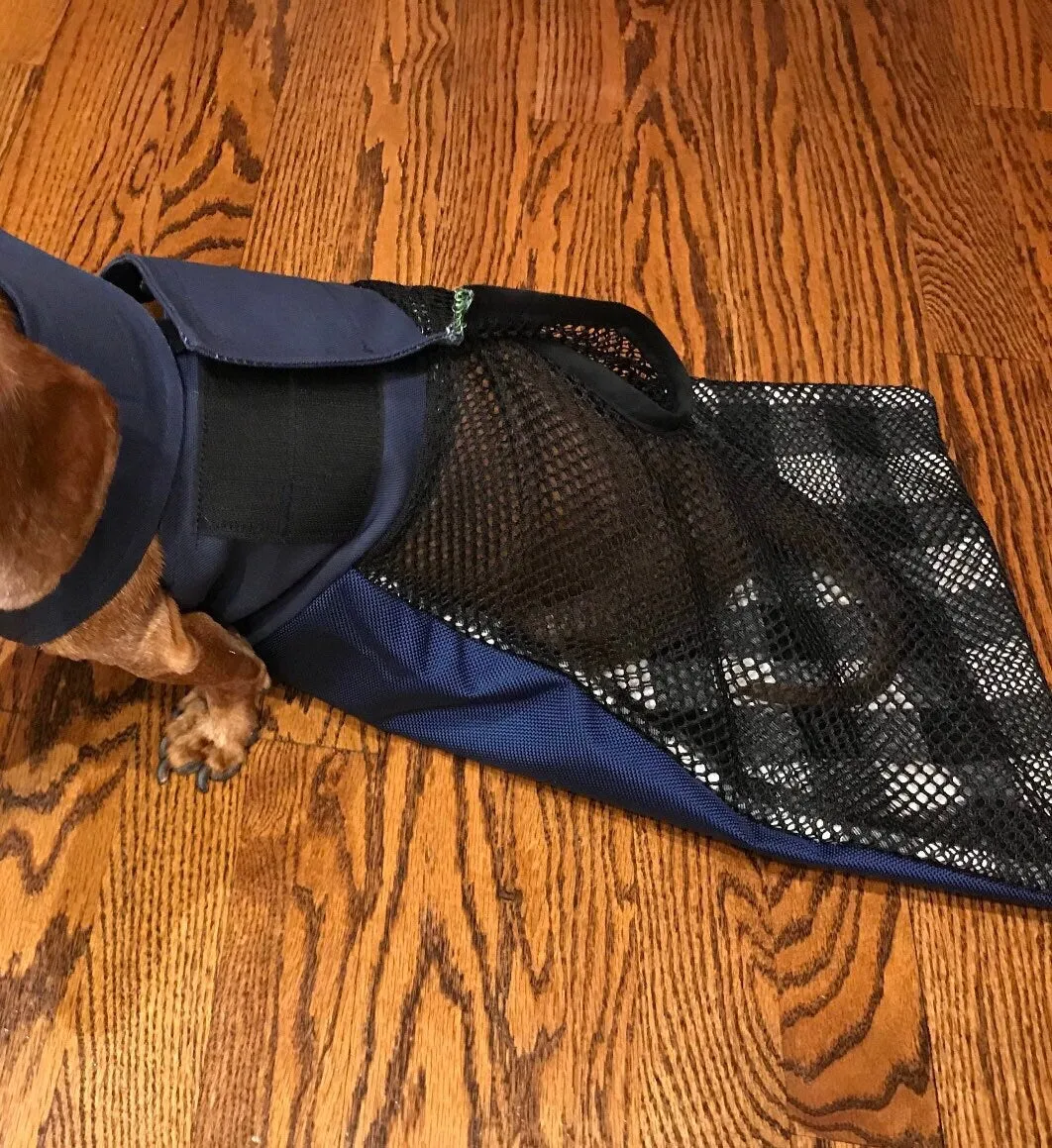 Add-on only item, breathable mesh back for drag bags, scoot sacks
