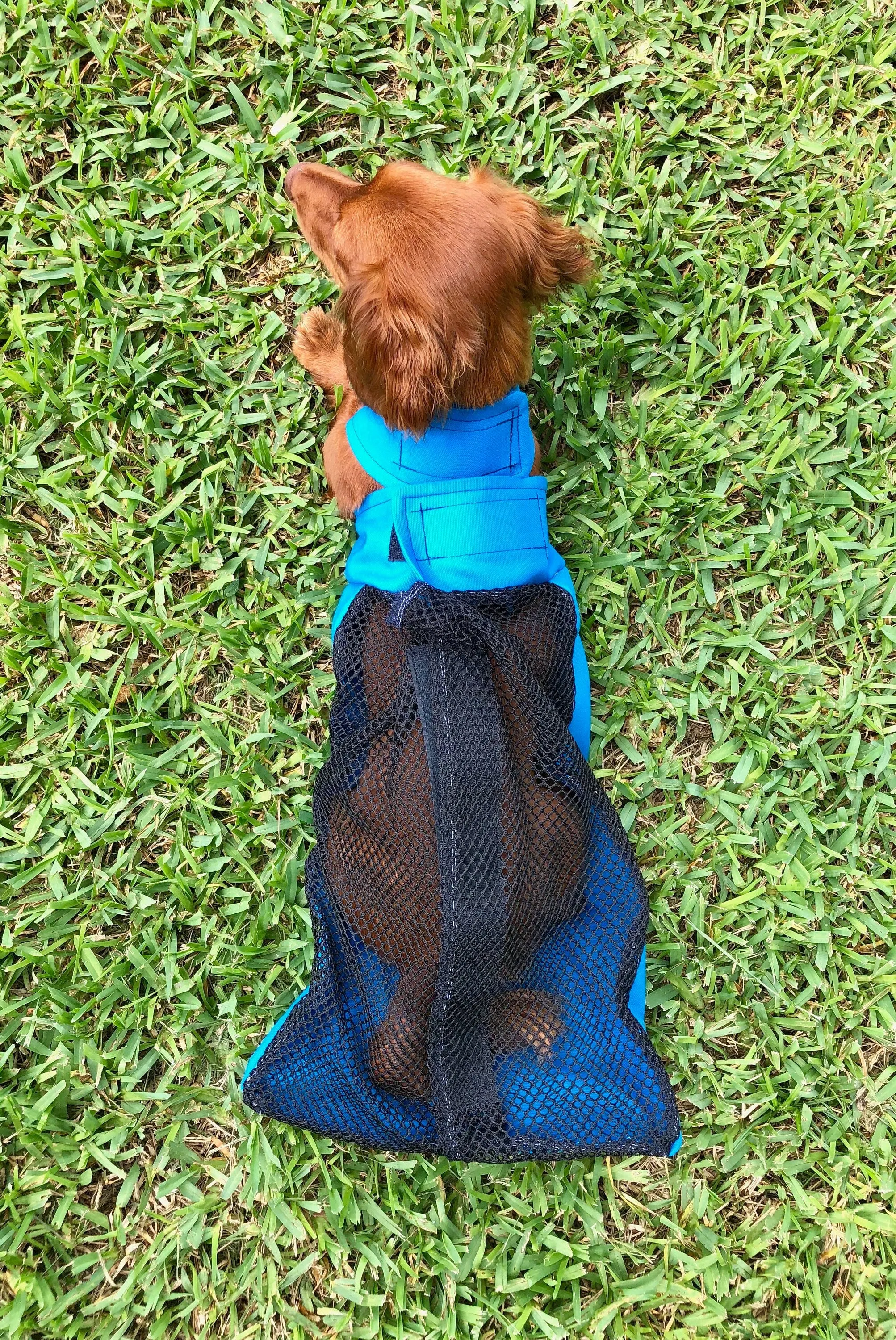 Add-on only item, breathable mesh back for drag bags, scoot sacks
