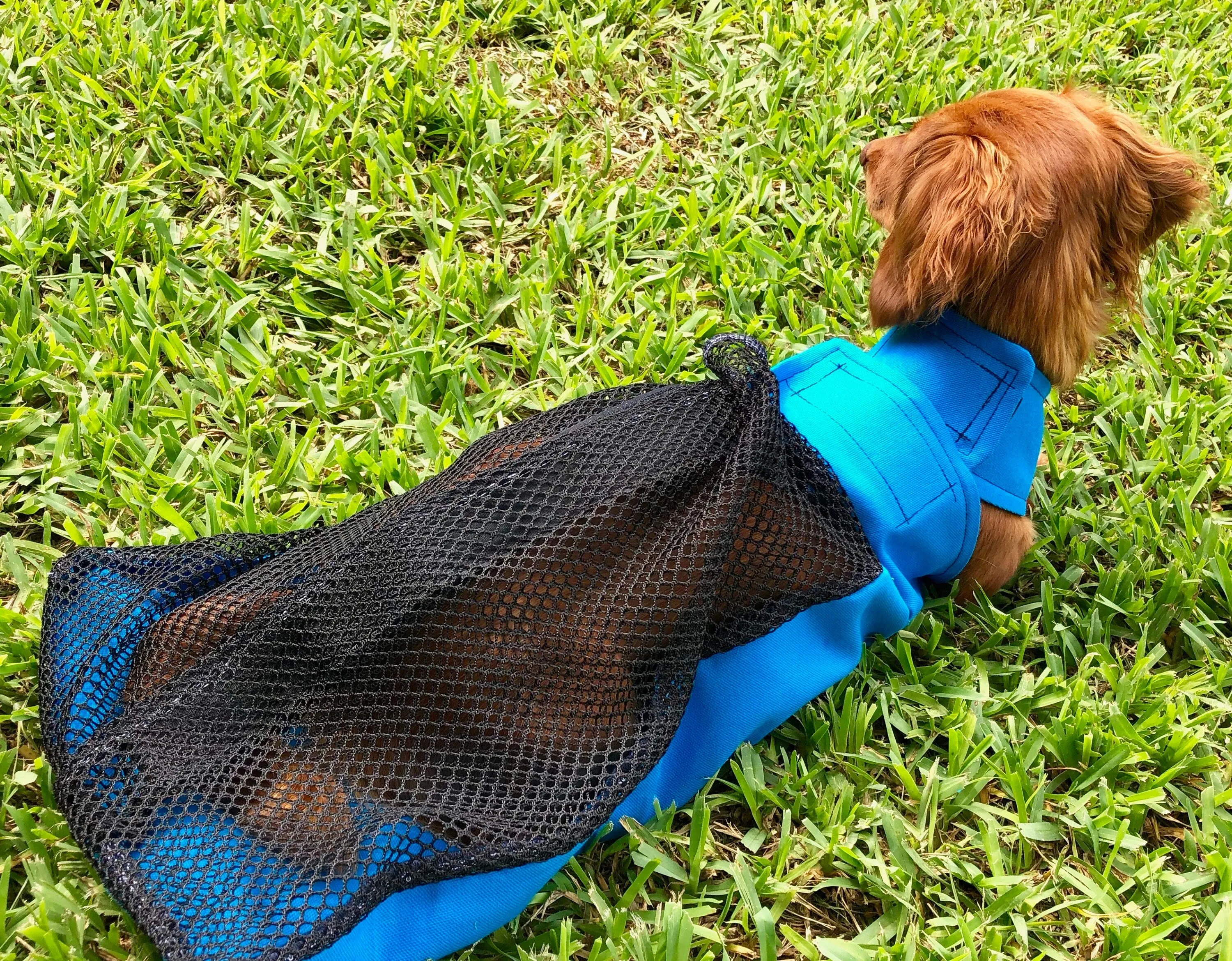 Add-on only item, breathable mesh back for drag bags, scoot sacks