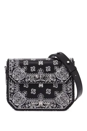 Amiri Bandana Embroidered Crossbody Bag With Shoulder