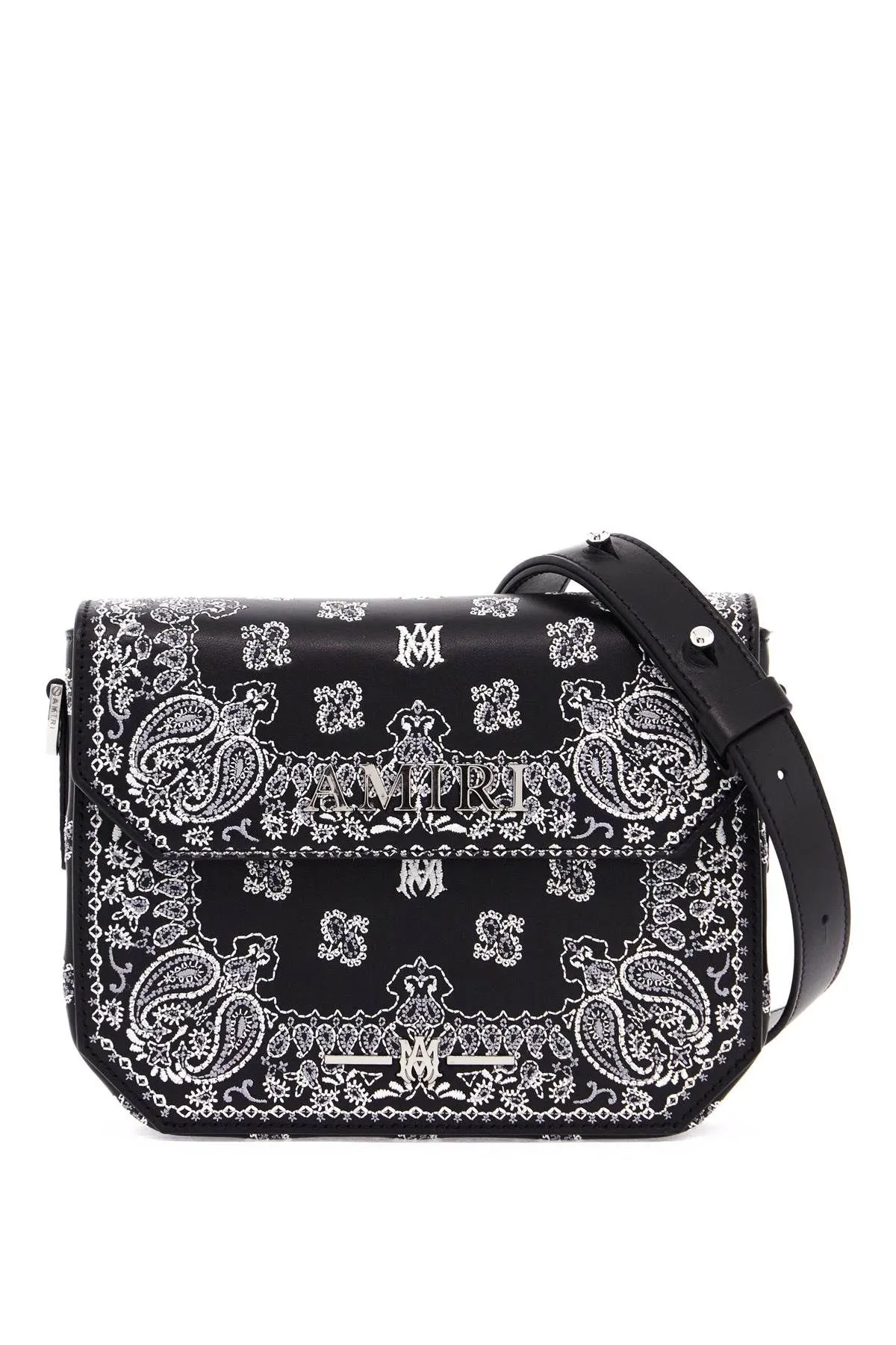 Amiri Bandana Embroidered Crossbody Bag With Shoulder