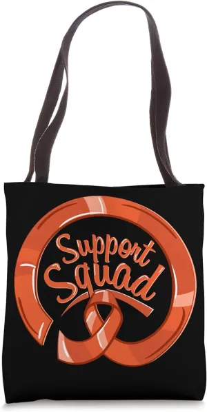 Amniotic Band Syndrome Awareness Ribbon Support Squad Tote Bag
