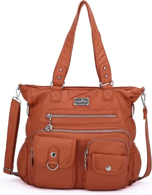 Angelkiss Purses and Handbag for Women Soft Leather Hobo Bags Satchel Shoulder Bags Ladies Tote Crossbody Bag