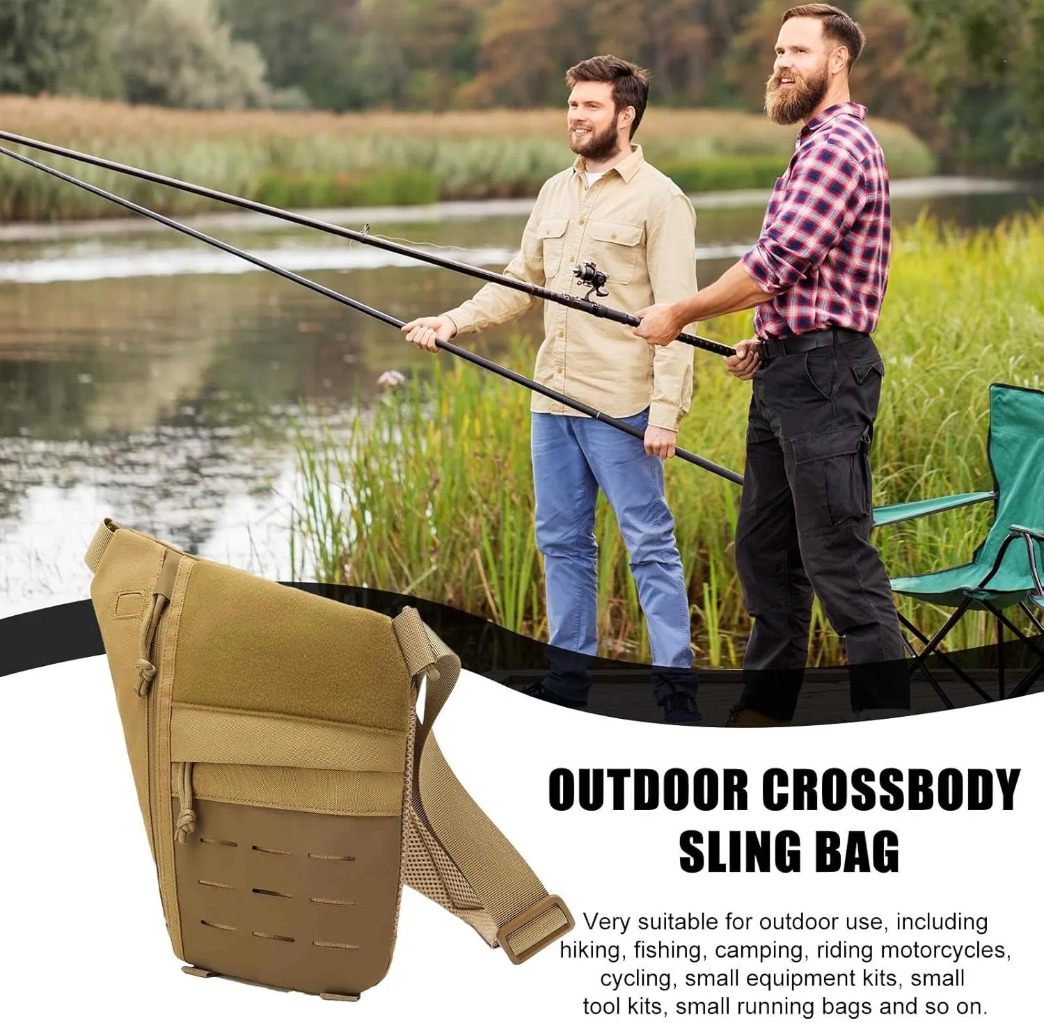 Anti-Theft Tacticals Bag - Leather Fanny Pack | Leather Shoulder Bag,Waist Outdoor Travel, Adjustable Nylon, Waterproof And Wear-resistant For Travel Outdoor Wallet Phone Key Anti-thief