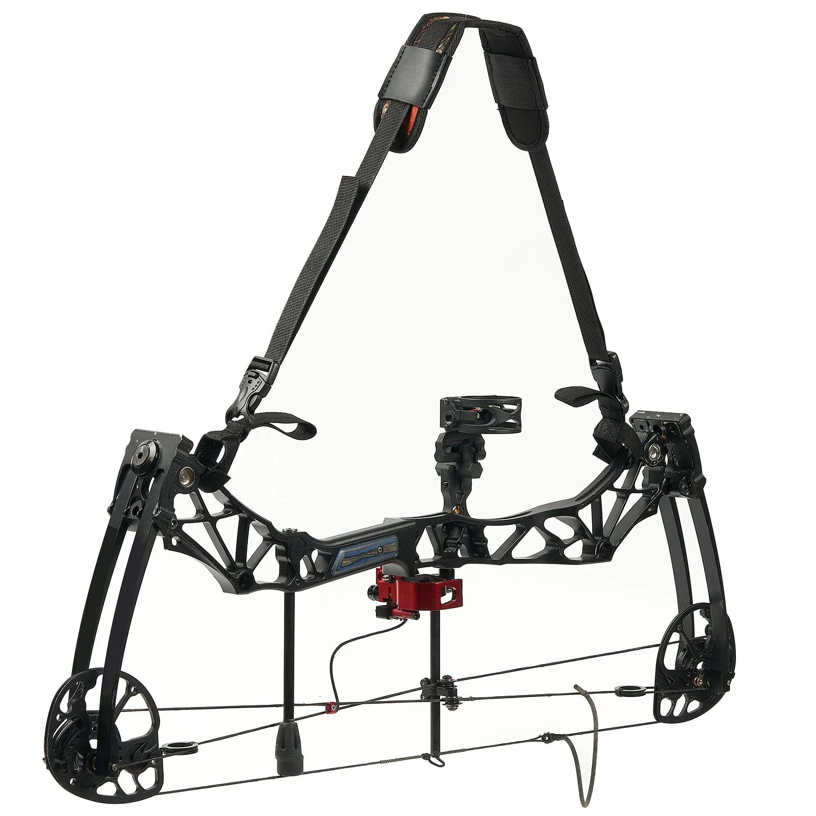 Archery Compound Bow Sling Holder Carry Bag with Adjustable Shoulder Strap