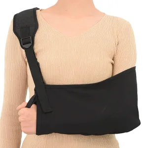 Arm Sling Shoulder Injury Immobilizer,Breathable Rotator Cuff With Shoulder Pad Left and Right Support Torn Brace for Broken Wrist Elbow Man&Women(12.5-15IN)