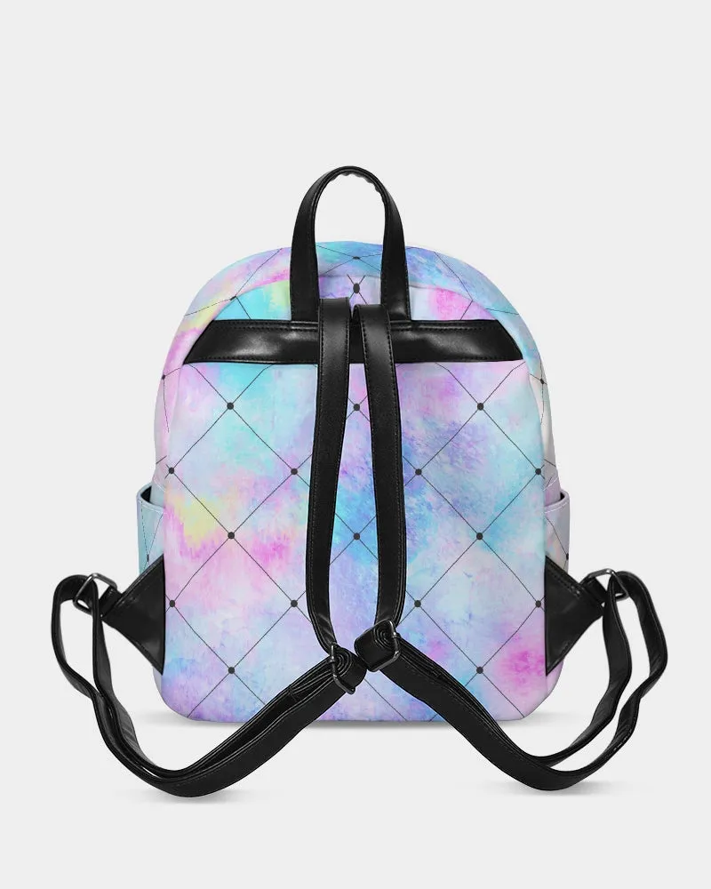 At A Crossroads Mini Backpack - Abstract Watercolor