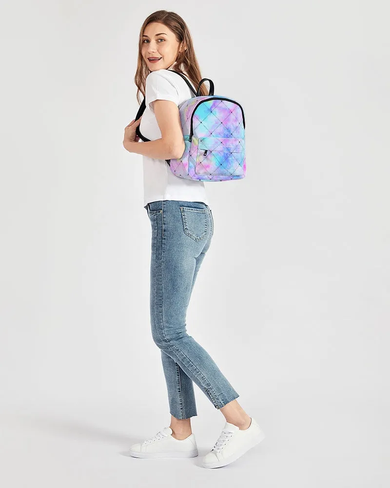 At A Crossroads Mini Backpack - Abstract Watercolor