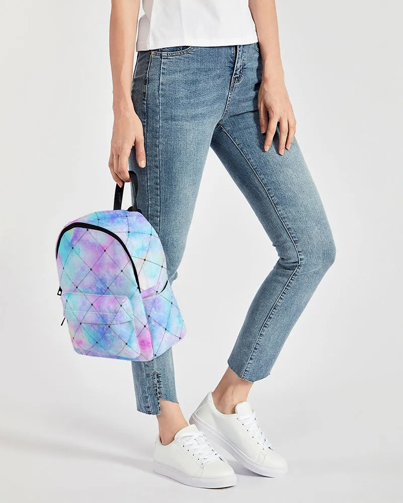 At A Crossroads Mini Backpack - Abstract Watercolor