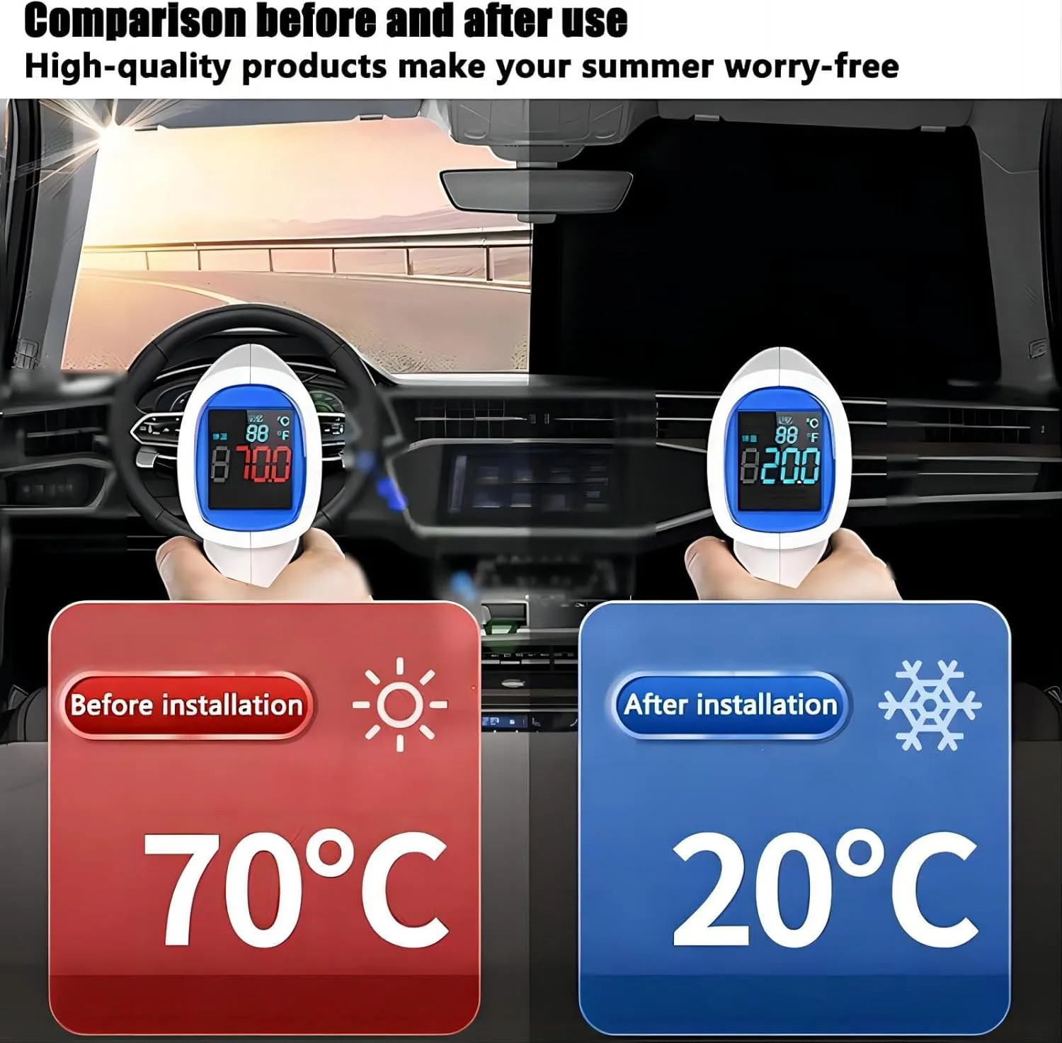 Auto Glass Sunshade, for Toyota Tundra 2021-2025, Car Curtains, Car Windshield Sunshades, Car Accessories,Black