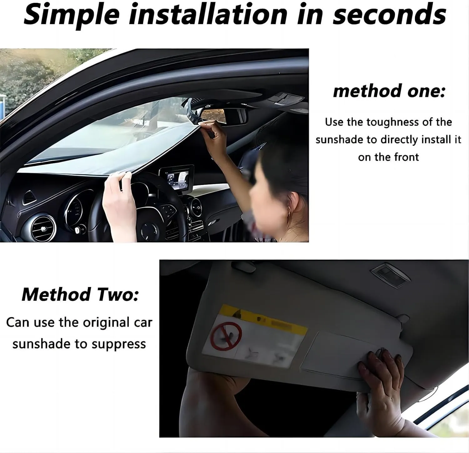 Auto Glass Sunshade, for Toyota Tundra 2021-2025, Car Curtains, Car Windshield Sunshades, Car Accessories,Black