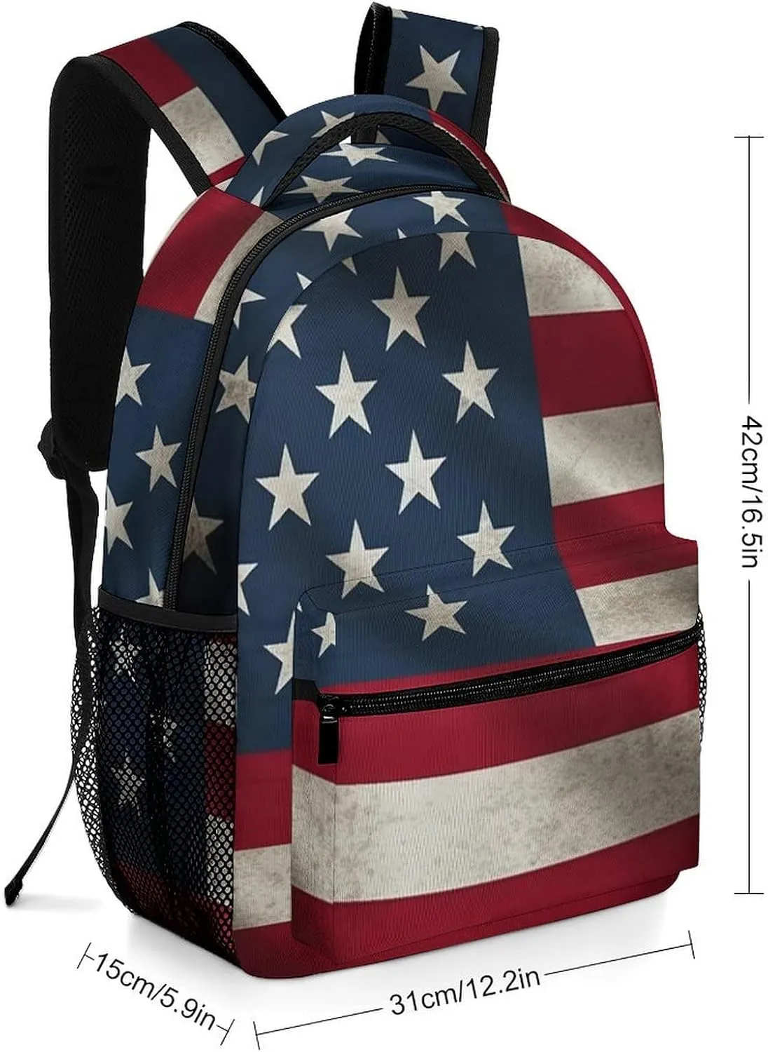 Backpacks American Flag Travel Bag Laptop Backpack Casual Daypack for Weekender Business Hiking