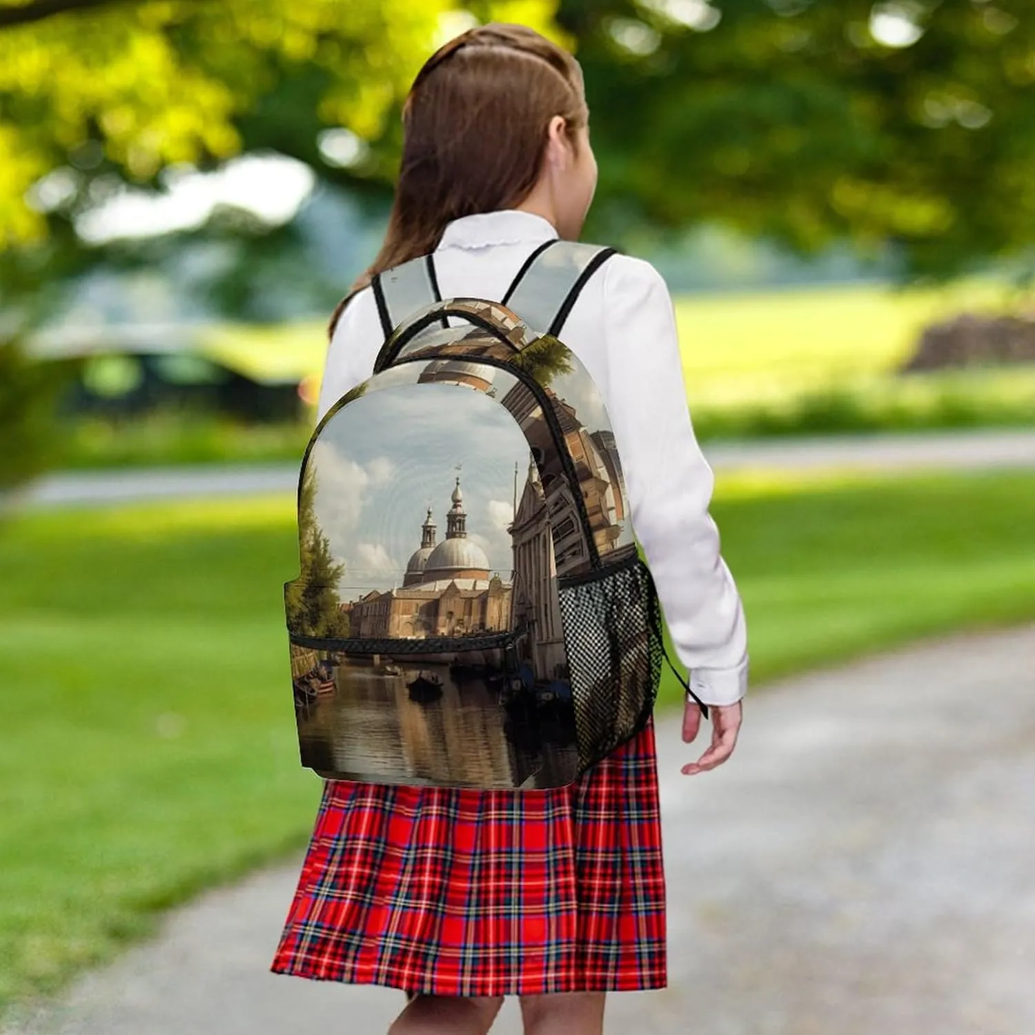 Backpacks Canal And Church Travel Bag Laptop Backpack Casual Daypack for Weekender Business Hiking