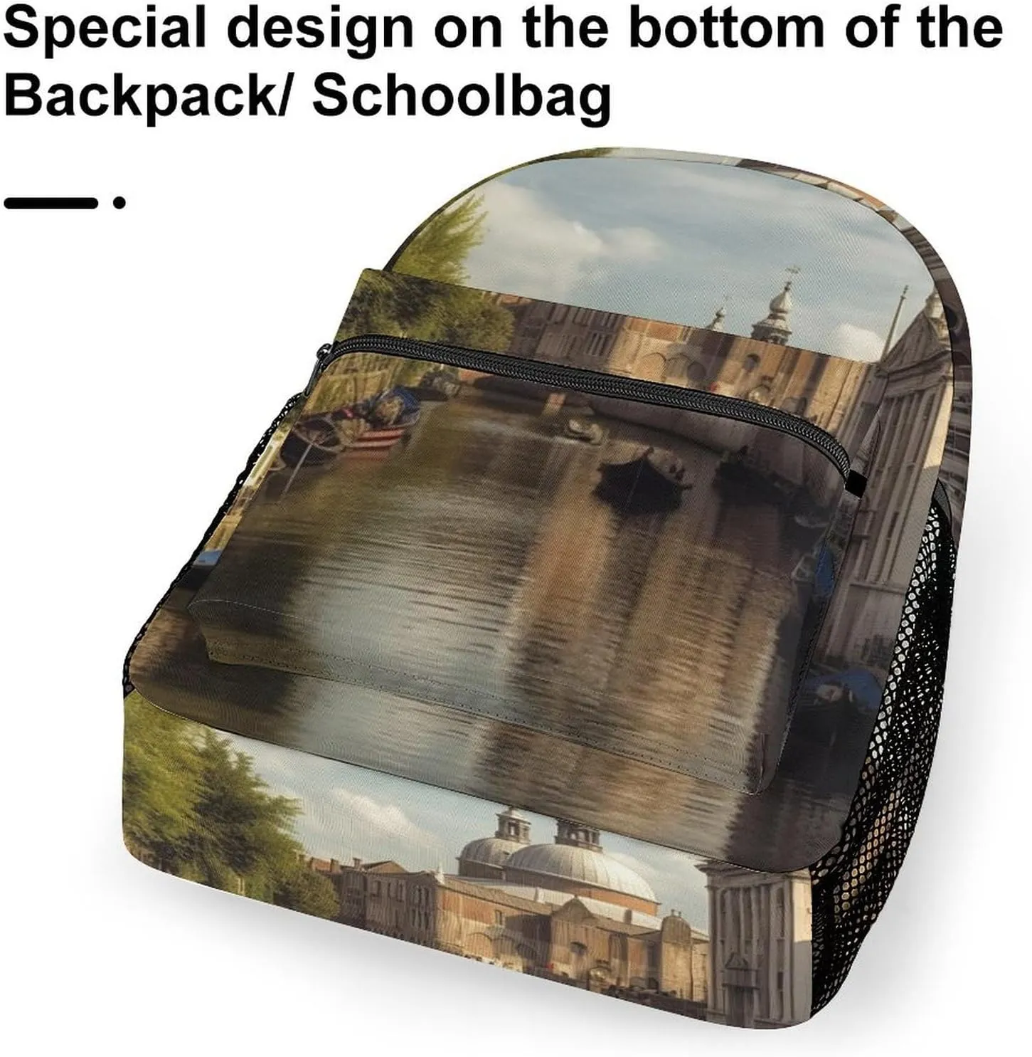 Backpacks Canal And Church Travel Bag Laptop Backpack Casual Daypack for Weekender Business Hiking
