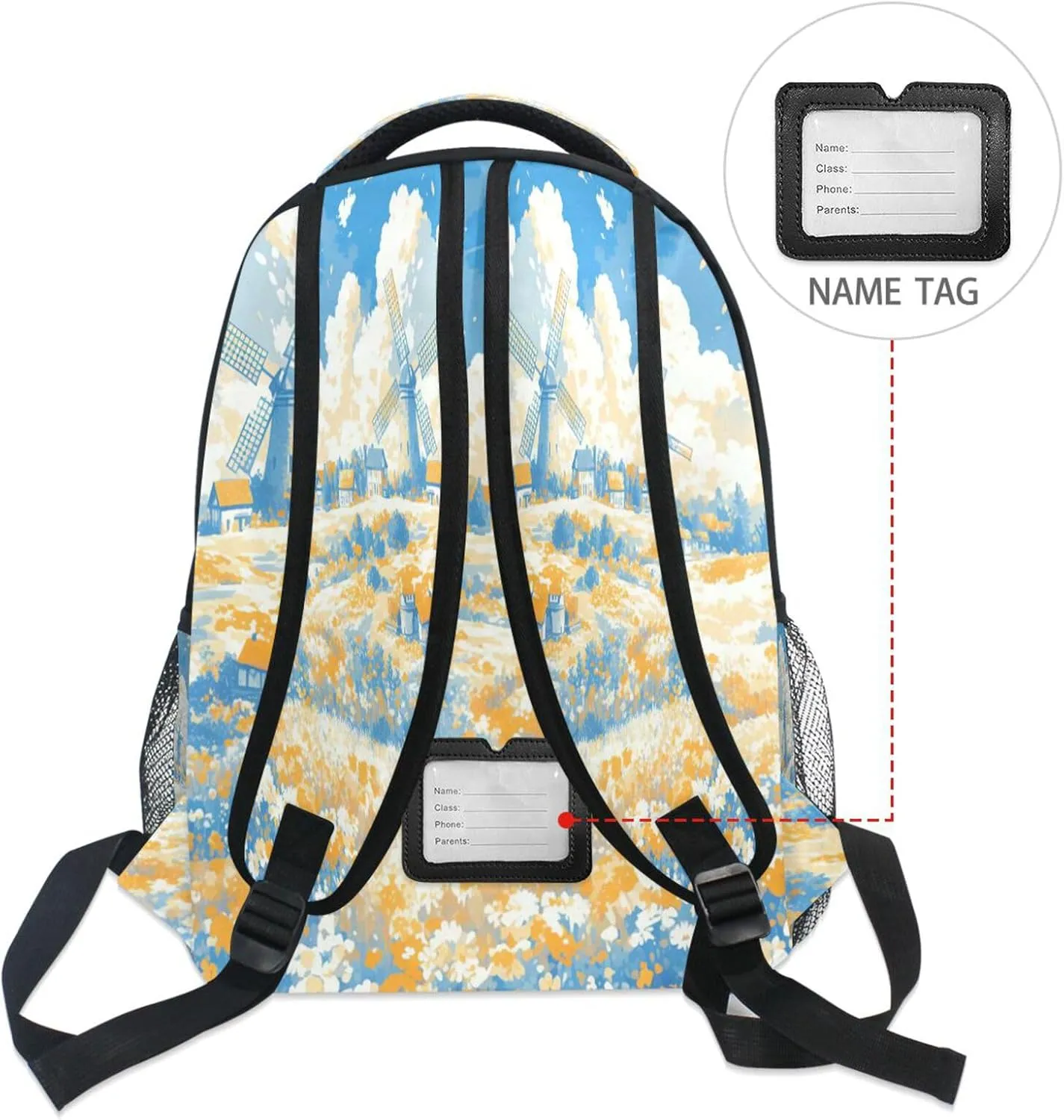 Backpacks for Teens Boys Girls Fashion Laptop Bookbag with Chest Strap Gift Men & Women Pumkin Style