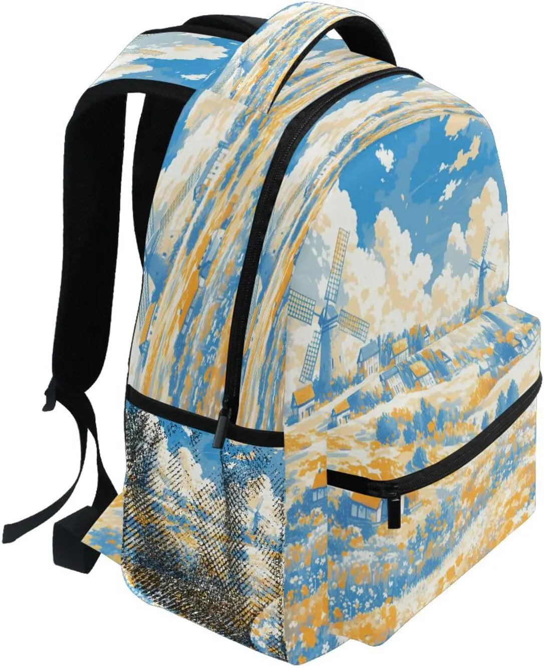 Backpacks for Teens Boys Girls Fashion Laptop Bookbag with Chest Strap Gift Men & Women Pumkin Style