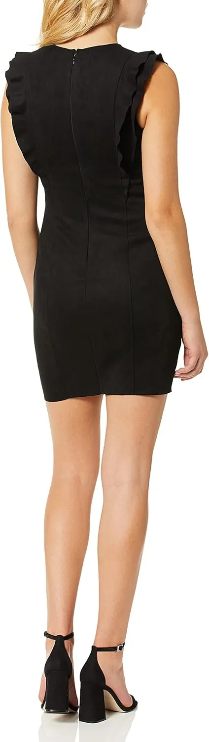 Bailey 44 Women's Glade Skiing Suede Ruffle Dress