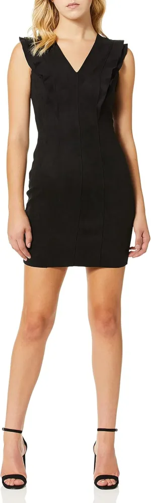 Bailey 44 Women's Glade Skiing Suede Ruffle Dress