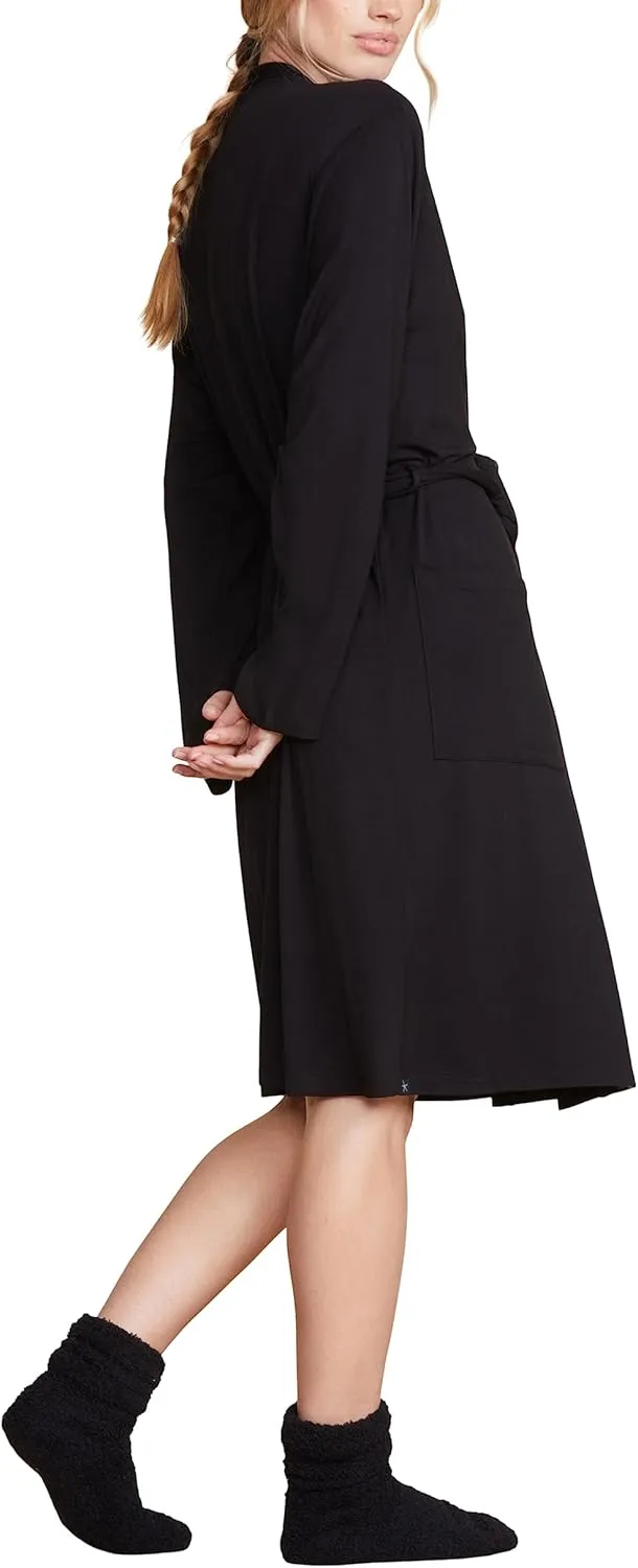 Barefoot Dreams Womens Malibu Collection Women's Soft Jersey Short Robe