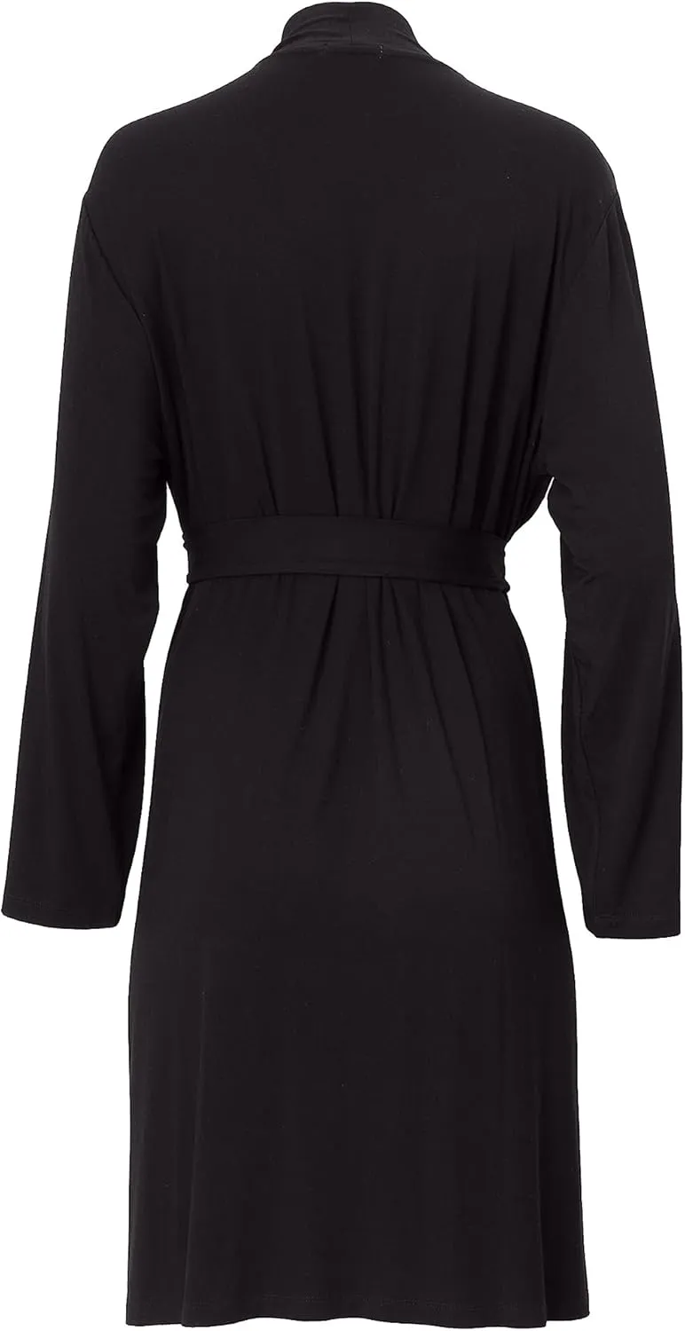 Barefoot Dreams Womens Malibu Collection Women's Soft Jersey Short Robe