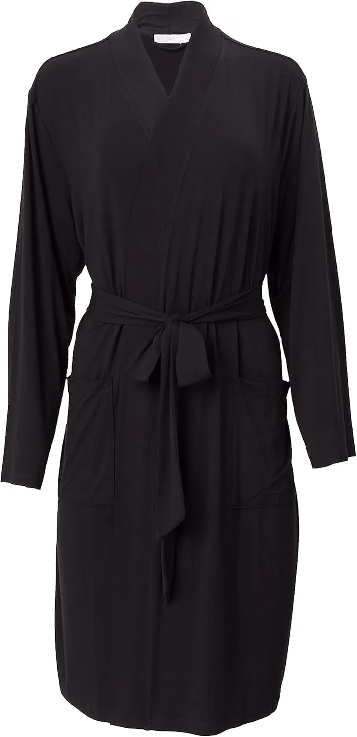 Barefoot Dreams Womens Malibu Collection Women's Soft Jersey Short Robe