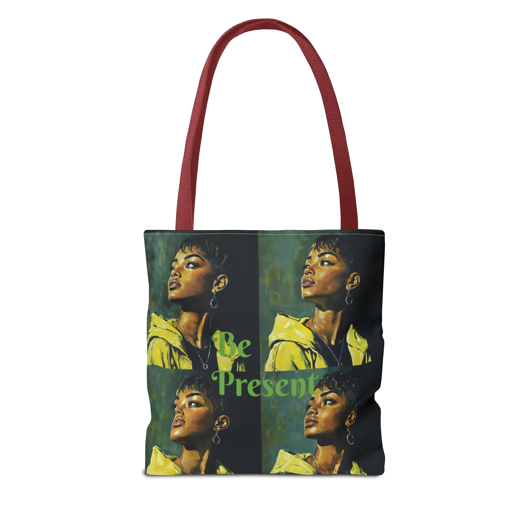 Be Present Tote Bag (AOP) #T13