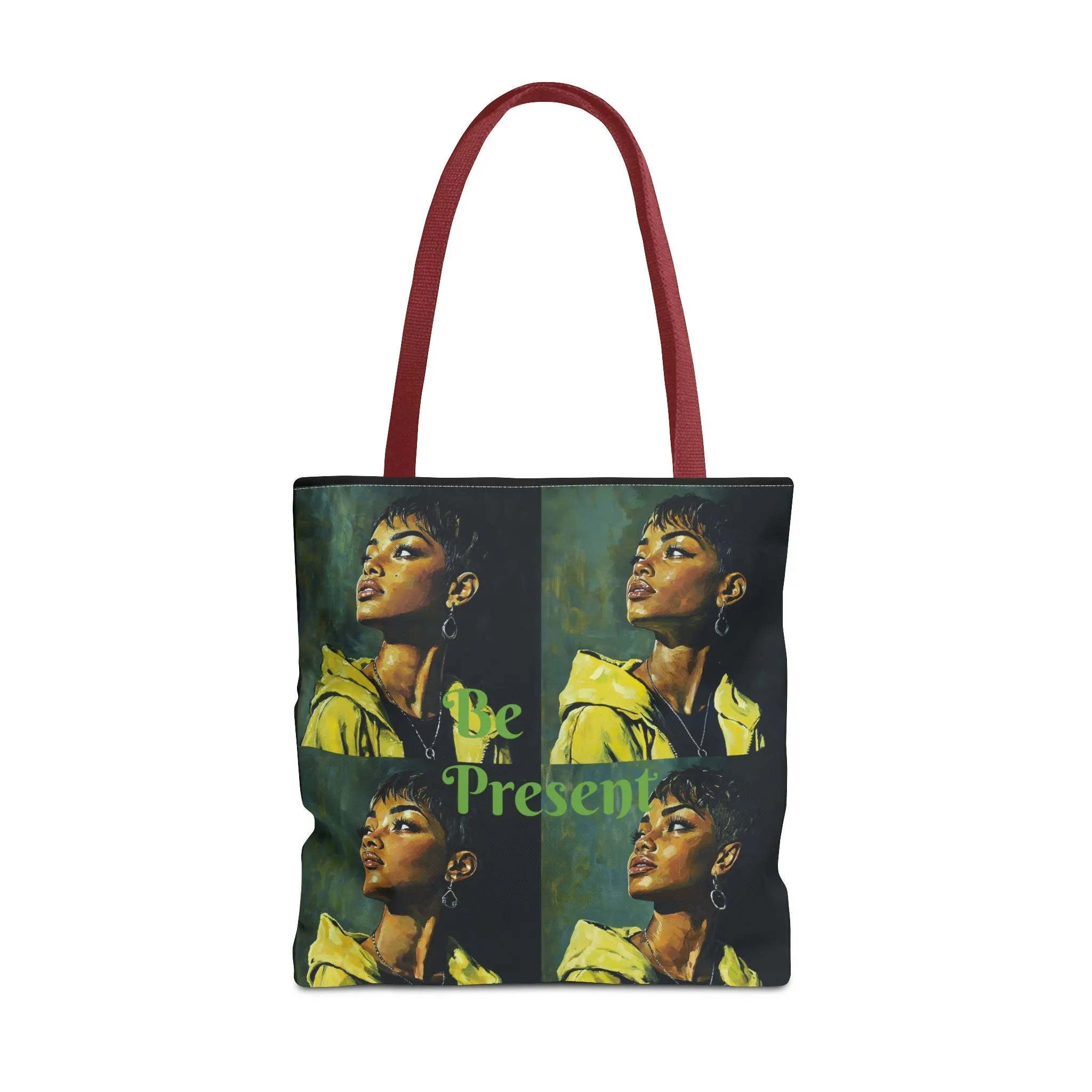 Be Present Tote Bag (AOP) #T13