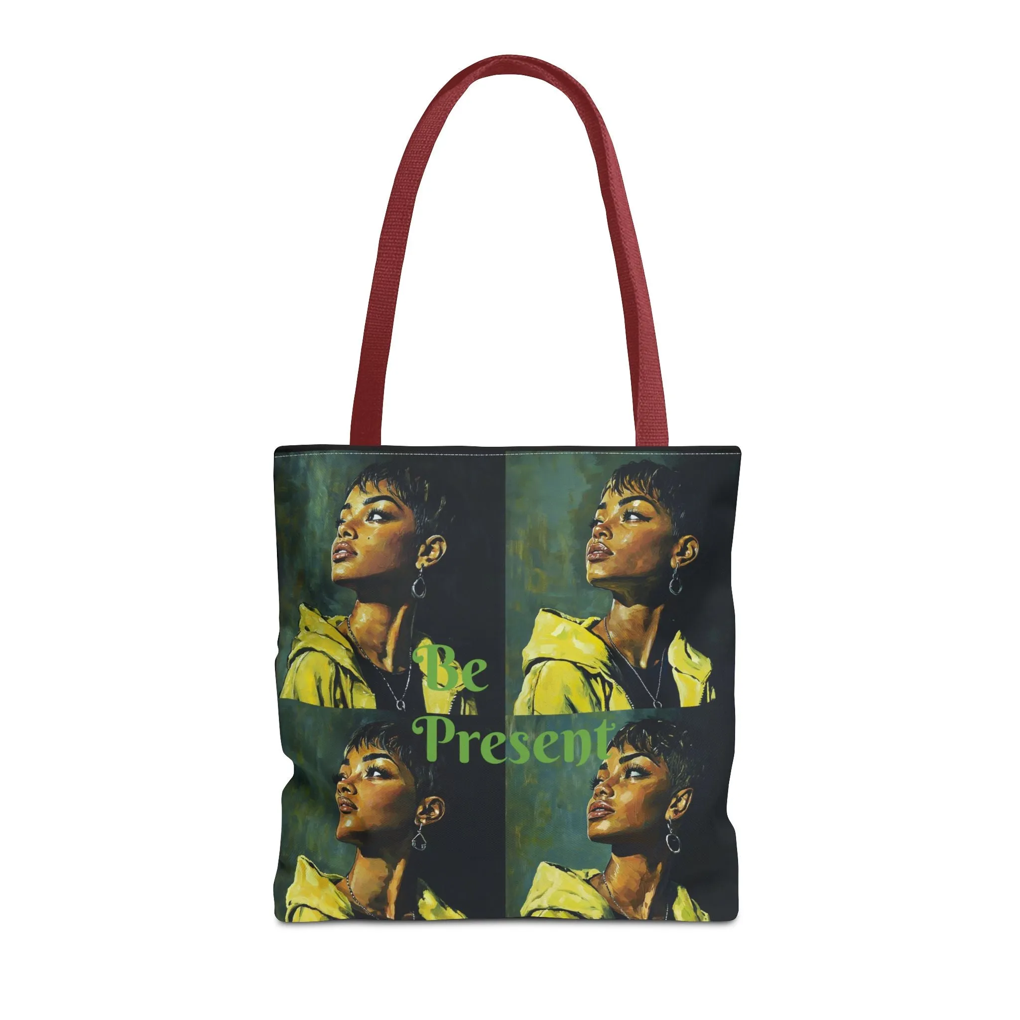 Be Present Tote Bag (AOP) #T13