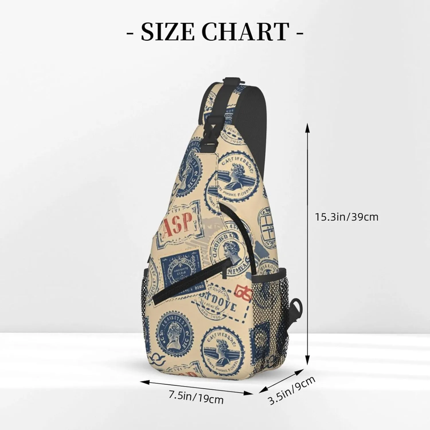 Beach Shell Crossbody Bags Cross Chest Bag Adjustable Sling Backpack for Women Men
