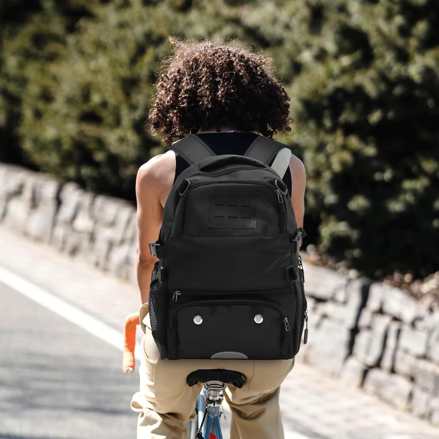 BESTYASH Basketball Backpack for Boys Oxford Cloth Sports Bag Large Capacity Football Backpack