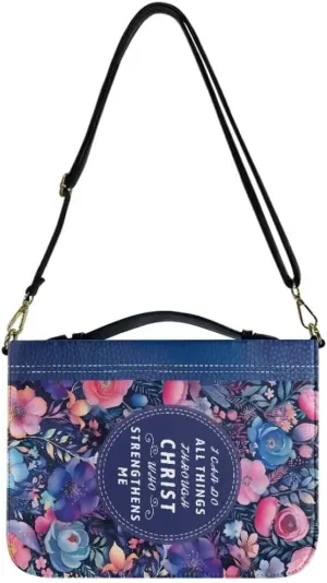 Bible Cover Case Bible Covers Carrying Bible Case Durable Multipurpose Handbag with Detachable Strap for Women Men
