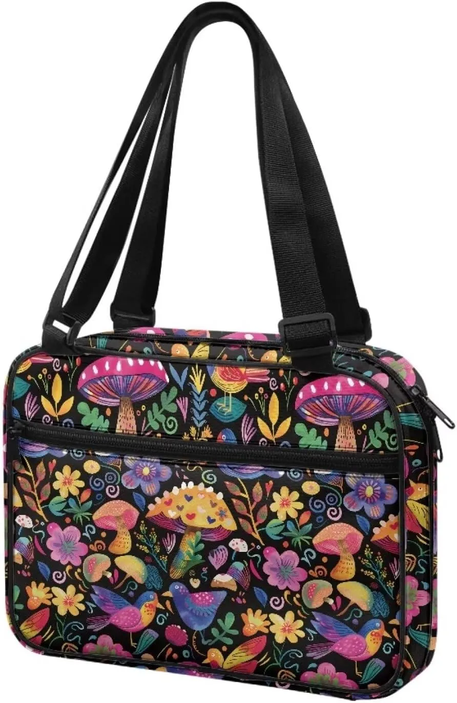 Bible Covers for Women Book Protector with Shoulder Strap Zip Church Bags Soft Bible Pouch