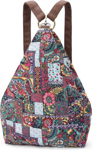 Black Butterfly Premium Backpack for Women, Bohemia Style Fashion Casual Daypack Backpack, Small Backpack Purse (05-brown)