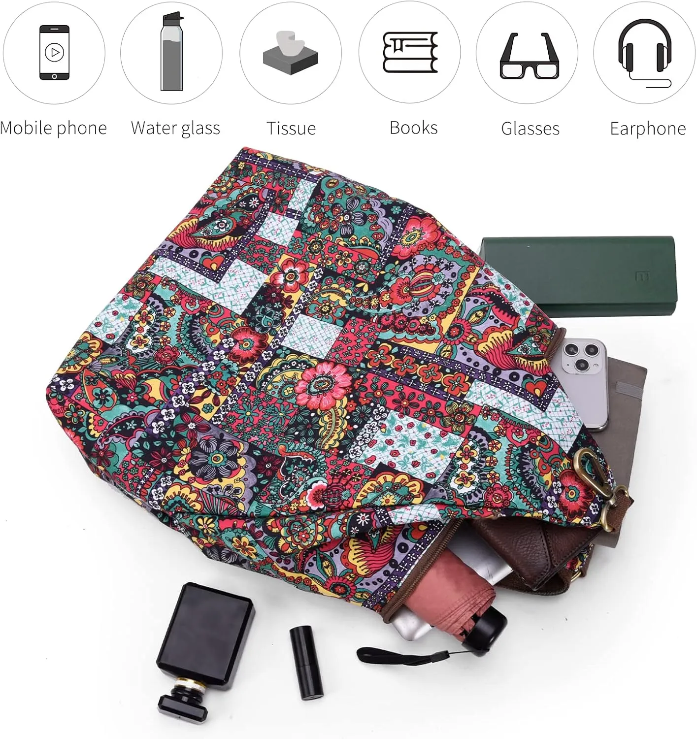 Black Butterfly Premium Backpack for Women, Bohemia Style Fashion Casual Daypack Backpack, Small Backpack Purse (05-brown)