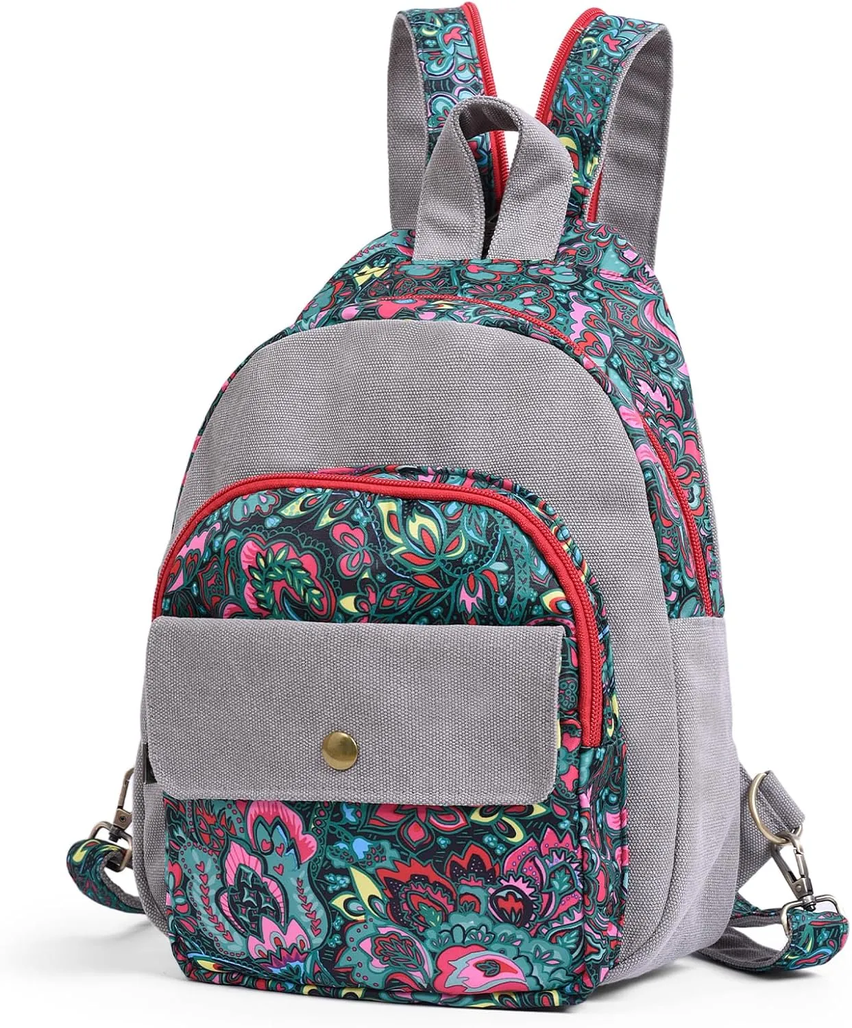 Black Butterfly Premium Backpack for Women, Crossbody Sling Backpack Sling Bag, Travel Hiking Chest Bag Daypack (Green)