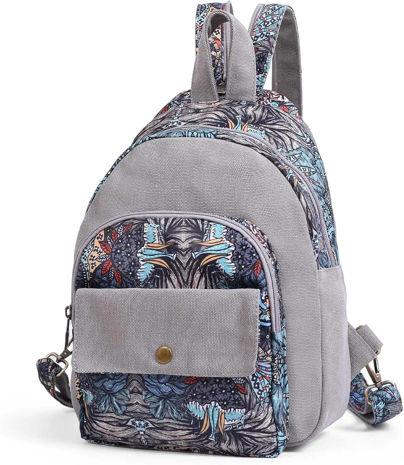 Black Butterfly Premium Backpack for Women, Crossbody Sling Backpack Sling Bag, Travel Hiking Chest Bag Daypack (Light Gray)