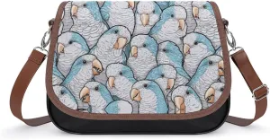 Blue Quaker Parrots Women's Shoulder Bag, Handbag, Crossbody Bag
