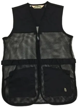 Bob Allen 245M Full Mesh Dual Pad Shooting Vest Blk 4X