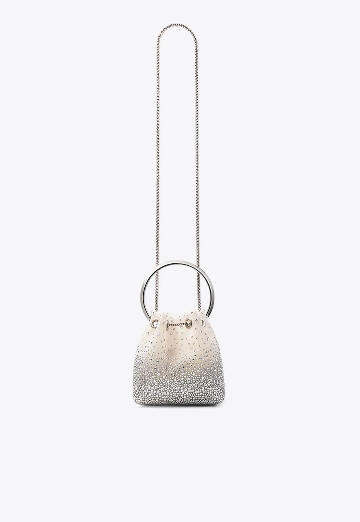 Bon Bon Crystal Mesh Bucket Bag