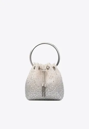 Bon Bon Crystal Mesh Bucket Bag