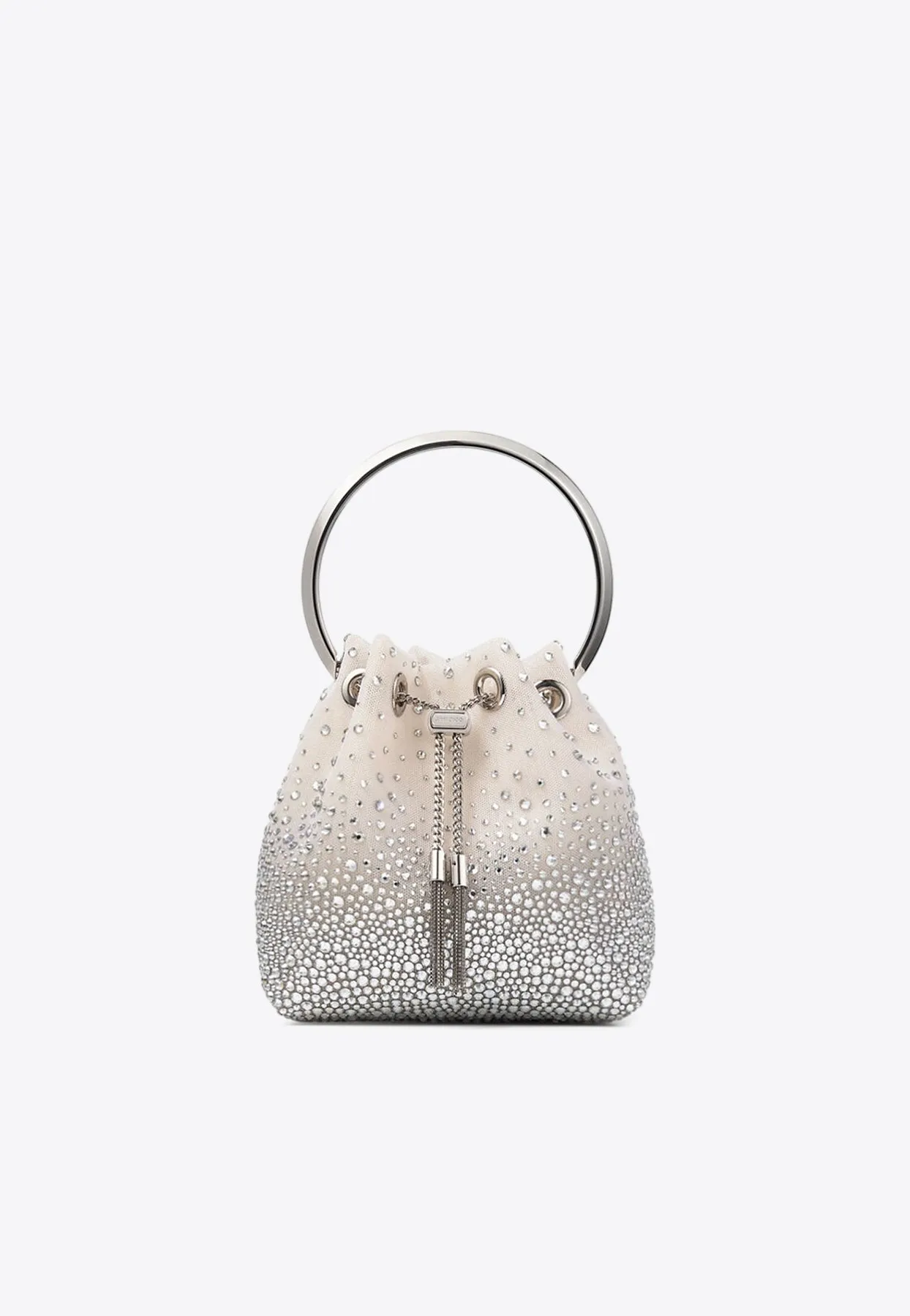 Bon Bon Crystal Mesh Bucket Bag