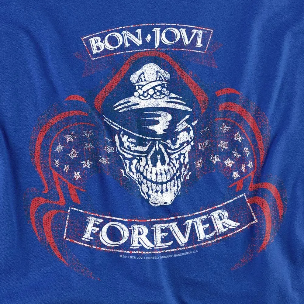 Bon Jovi Forever Skull Women's T Shirt