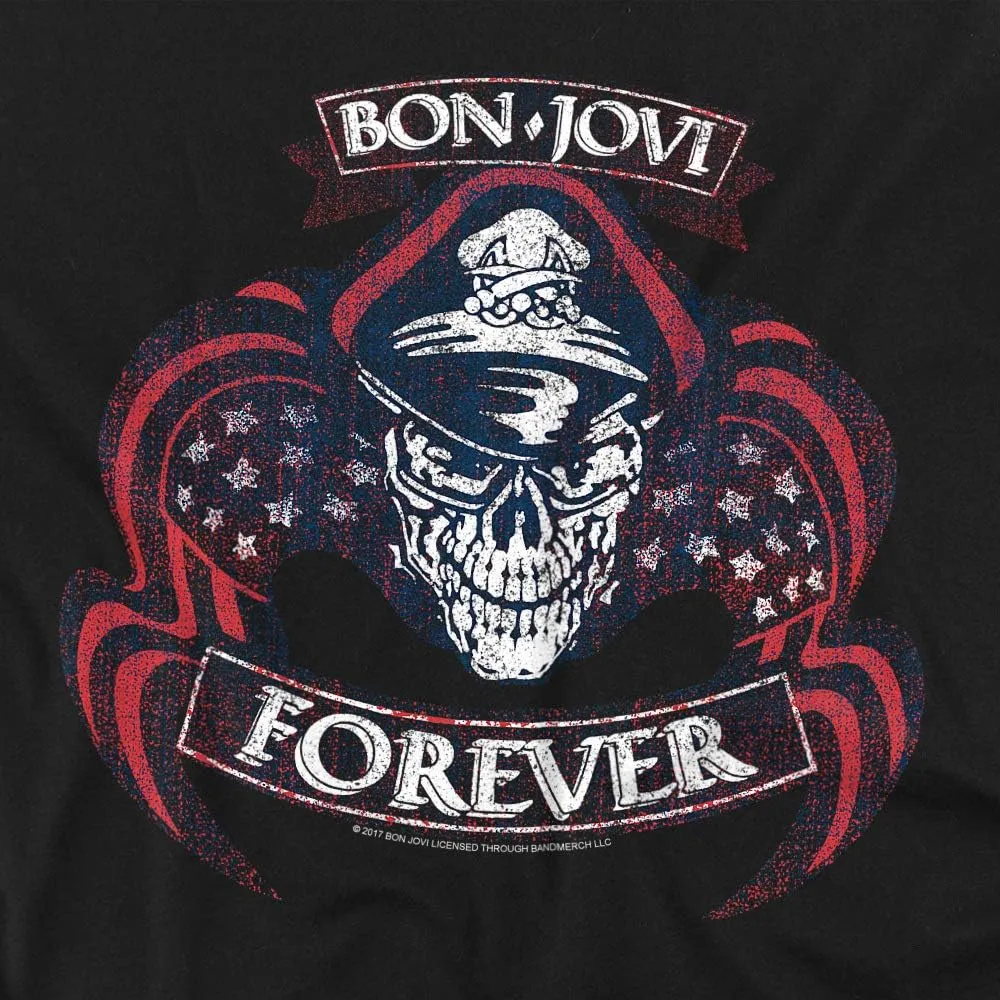 Bon Jovi Forever Skull Women's T Shirt