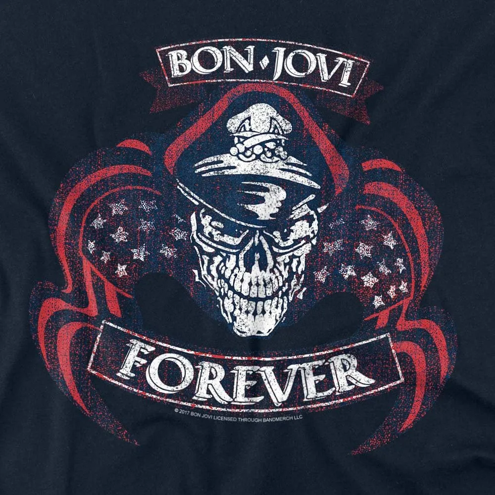 Bon Jovi Forever Skull Women's T Shirt