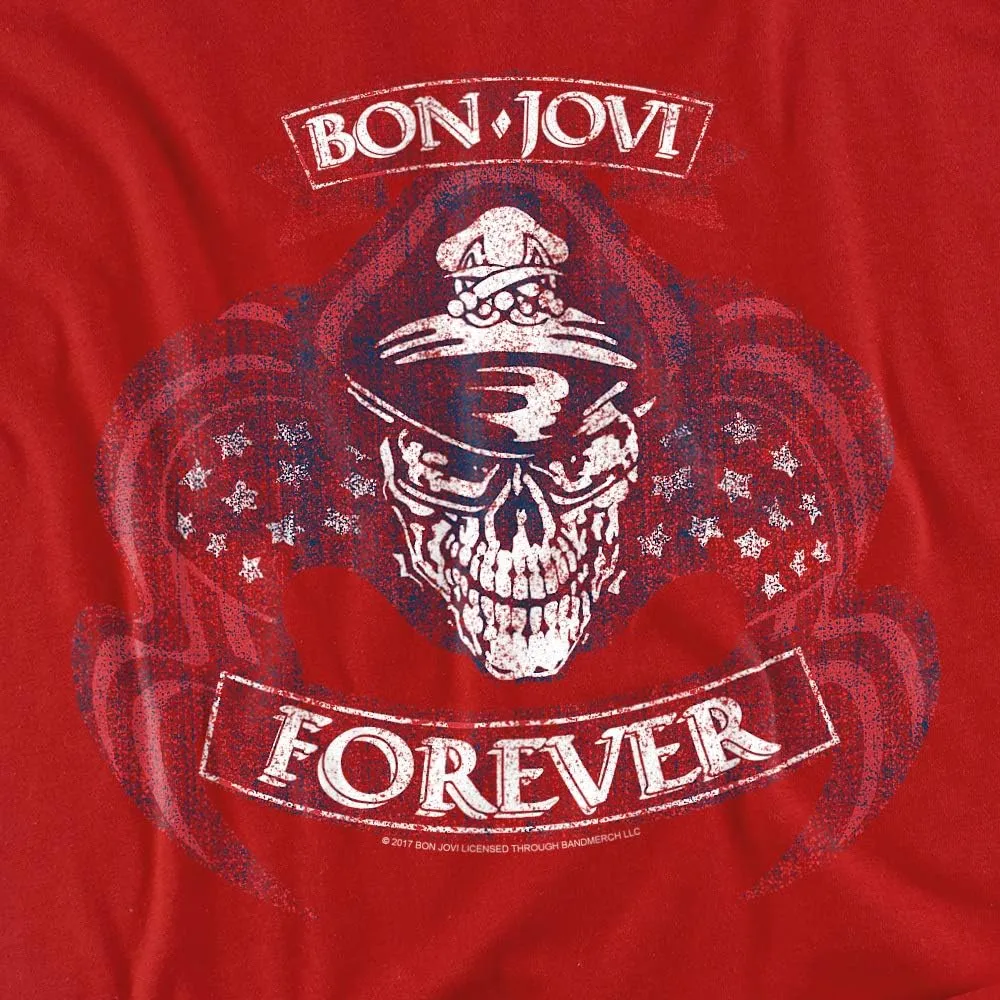 Bon Jovi Forever Skull Women's T Shirt