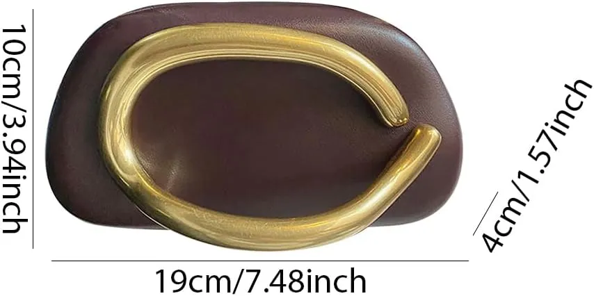 Box Clutch Purses for Women,Shell Evening Bag Gold Metal Handle PU Leather Clutch Chain Crossbody for Wedding 2025
